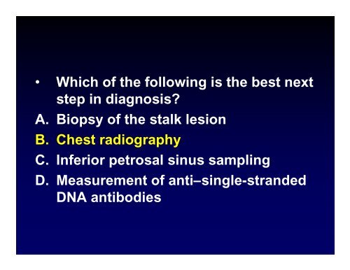 Endocrinology, Diabetes, and Metabolism Board Review #2 Rob ...