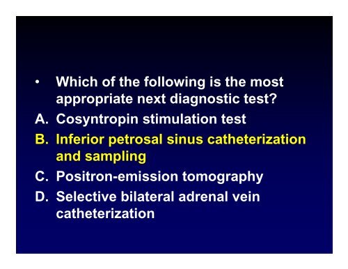 Endocrinology, Diabetes, and Metabolism Board Review #2 Rob ...