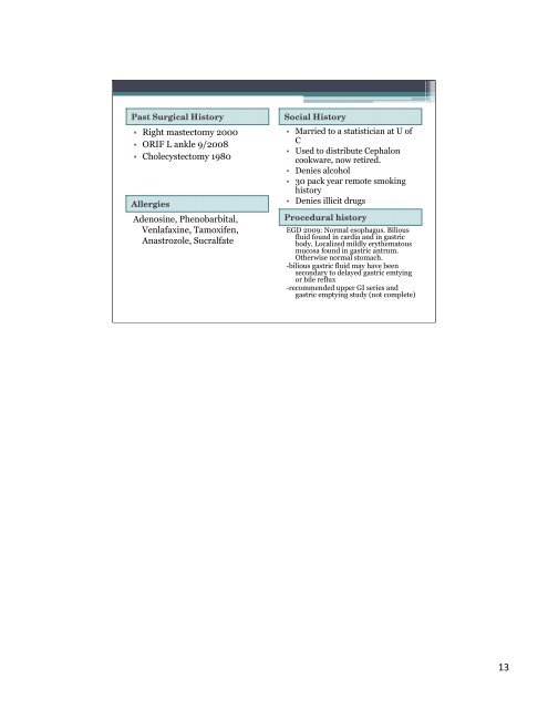 Honc: Late recurrence of breast CA