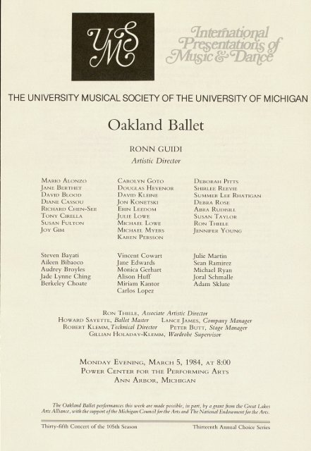 Oakland Ballet