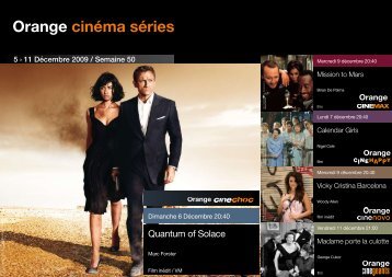 Quantum of Solace - Orange