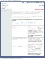 UCLA AIS - Security - SSL Connectivity to the AIS Mainframe ...