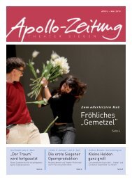 Fröhliches „Gemetzel“ - APOLLO-Theater Siegen