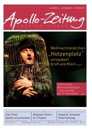 „Hotzenplotz“ - APOLLO-Theater Siegen