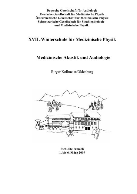 Deutsche Gesellschaft für Audiologie - Universität Oldenburg