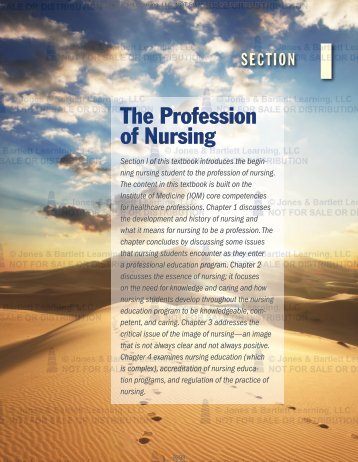 The Profession of Nursing - Jones & Bartlett Learning