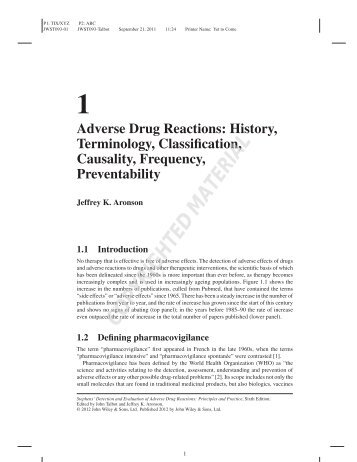 Adverse Drug Reactions - Axon