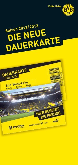 Infoflyer BVB Dauerkarten2012-2013 RZ_K-werk - Borussia Dortmund