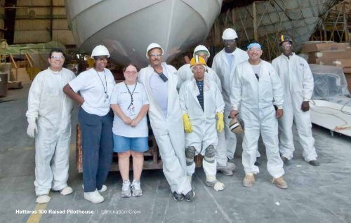 Hatteras 100 Raised Pilothouse I Pulling Hull from Mold