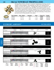 SKI & TOWBOAT PROPELLERS