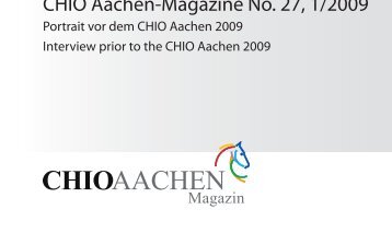 Karin Donckers CHIO Aachen-Magazine No. 27, 1/2009