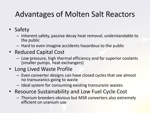 The Curious Tale of Molten Salt Reactors - media.cns-snc.ca