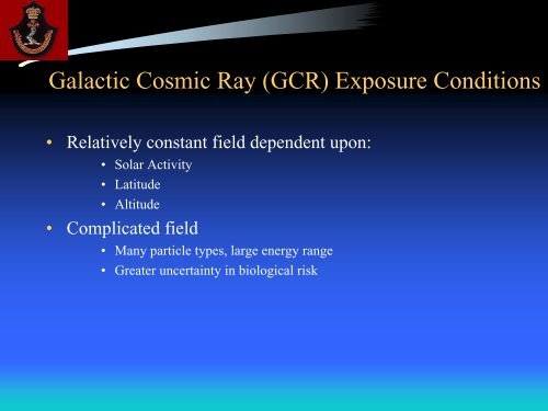 Aircrew and Spacecrew Radiation Exposure - media.cns-snc.ca