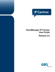 Cox Business VoiceManagerSM - Cox Communications