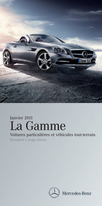 La Gamme Janvier 2011 - Daimler