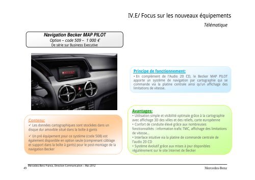 Gamme & Tarifs France GLK Nouvelle Génération - Daimler