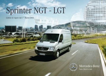 Listino Sprinter LGT cop - Daimler