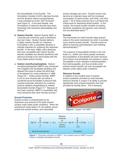 CE410 - Fundamentals of Dentifrice: Oral Health ... - DentalCare.com