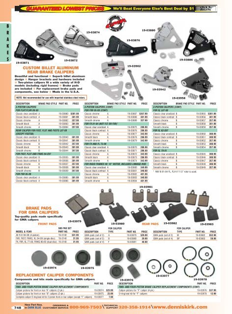 2013 Harley-Davidson Catalog: Brakes - Free Catalog Request