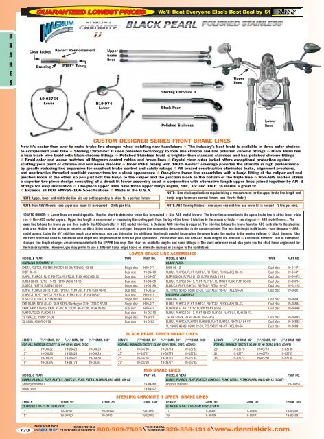 2013 Harley-Davidson Catalog: Brakes - Free Catalog Request