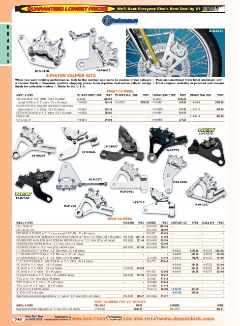 2013 Harley-Davidson Catalog: Brakes - Free Catalog Request