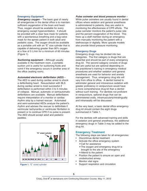 CE 391 - Management of Pediatric Medical ... - DentalCare.com