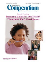 Symposia Proceedings Improving Children's Oral ... - DentalCare.com