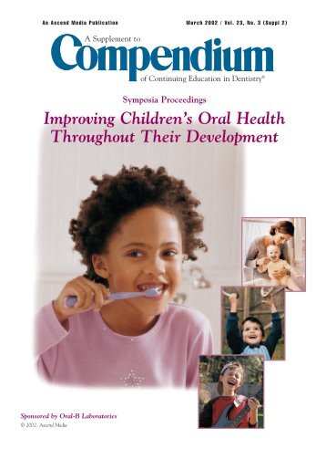 Symposia Proceedings Improving Children's Oral ... - DentalCare.com