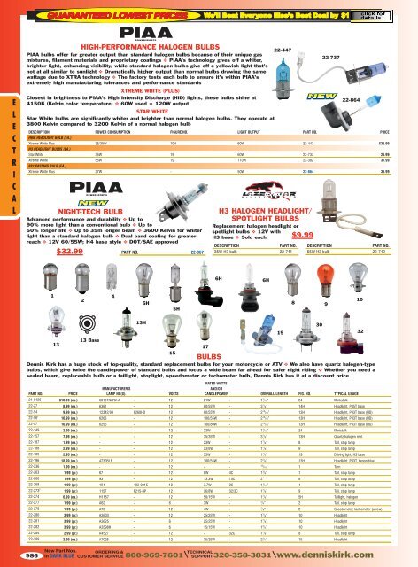 2012 Off Road Catalog: Electrical - Free Catalog Request