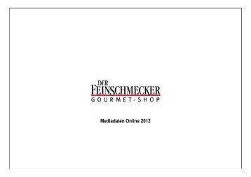 Preisliste Online FE.de 2012 - Der Feinschmecker