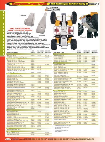 2012 Off Road Catalog: ATV Accessories