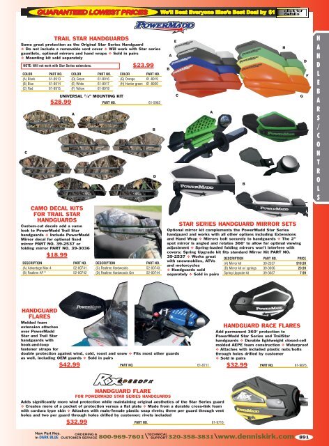 2012 Off Road Catalog: Handlebars/Controls - Free Catalog Request