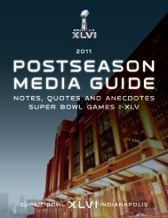 POSTSEASON MEDIA GUIDE - Detroit Lions Mediaroom