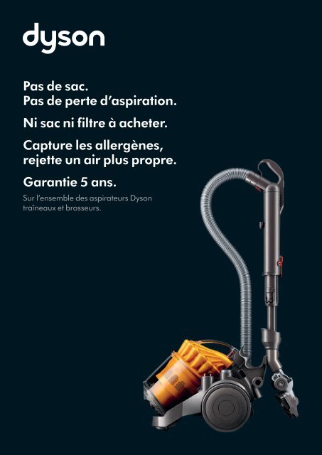 Dyson : un aspirateur-traîneau pas comme les autres