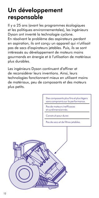 Pas de sac. Pas de perte d'aspiration. Pas de dépenses ... - Dyson