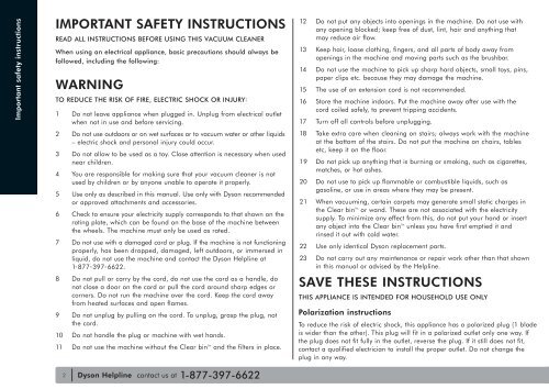 Please Read This Guide Carefully Before Using Your DC14 - Dyson