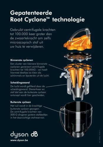 Gepatenteerde Root Cyclone™ technologie - Dyson