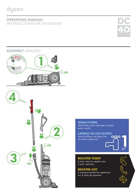 operating manual instrucciones de seguridad assembly ... - QVC.com