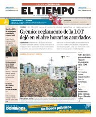 Gremio: reglamento de la LOT dejó en el aire horarios ... - El Tiempo