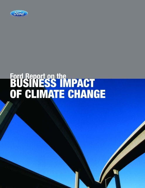 Ford Report on the Business Impact of Climate Change