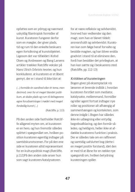 Hent Kunsthistorisk Bogliste nr. 5/2012 som pdf hér - Dansk ...