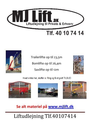 Print vores katalog her - MJ Lift