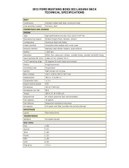 2012 ford mustang boss 302 laguna seca technical specifications