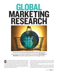 global marketing research - Haymarket