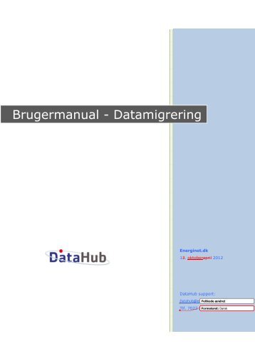 Brugermanual Datamigrering 2012-10-01 - Energinet.dk