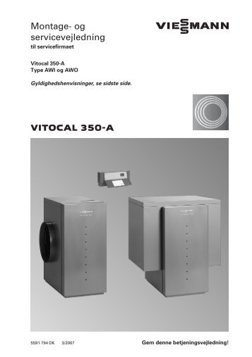 Vitocal 350-A AWI AWO - Viessmann