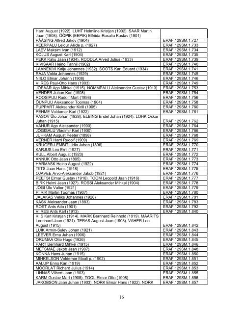 Eesti NSV Riikliku Julgeoleku Komitee records (Hoover 2012C26)