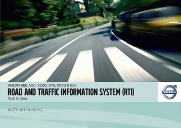 ROAD AND TRAFFIC INFORMATION SYSTEM (RTI) - ESD - Volvo