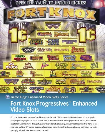 Fort Knox Progressives™ Enhanced Video Slots - IGT.com