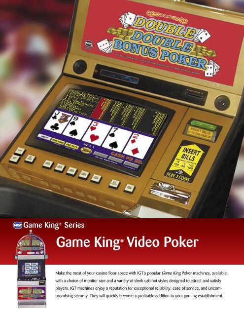 Game King® Video Poker - IGT
